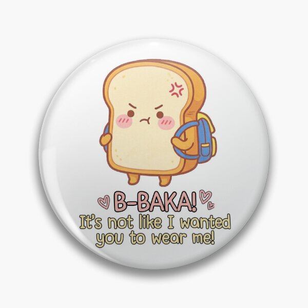 Item preview, Baka Tsundere Toast - Funny Anime Bread Kawaii designed and sold by Wit & Wear.
