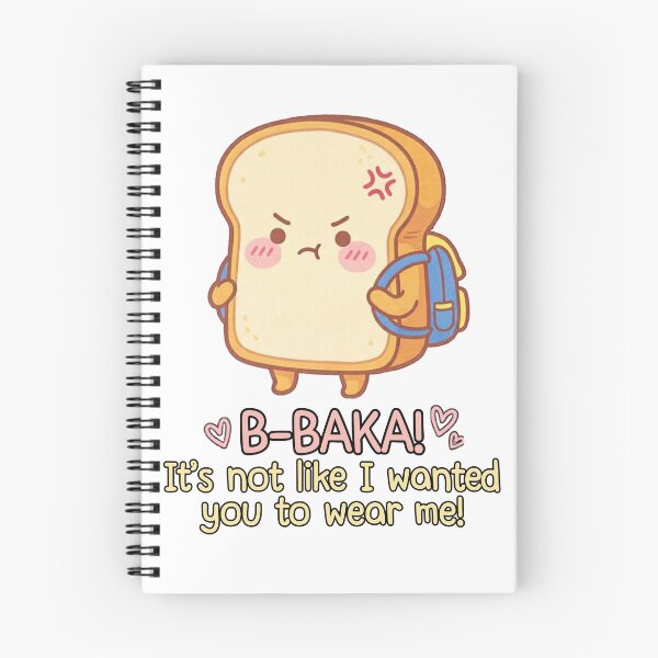 Item preview, Baka Tsundere Toast - Funny Anime Bread Kawaii designed and sold by Wit & Wear.