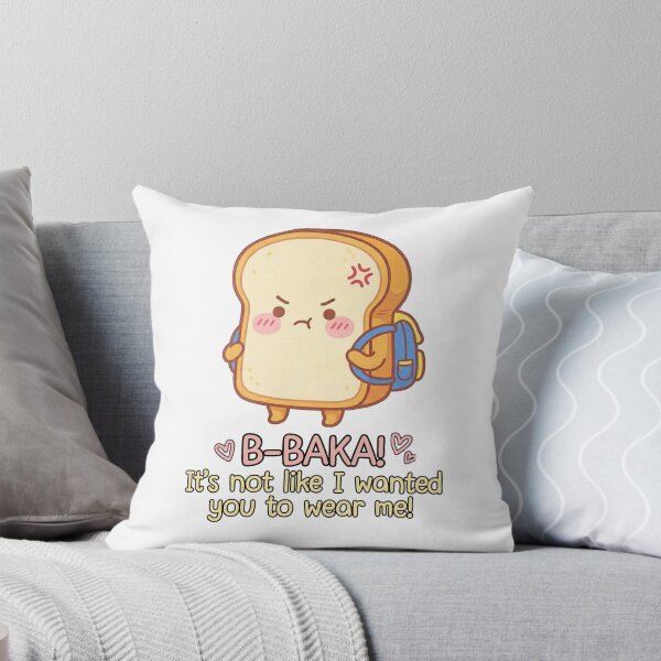 Item preview, Baka Tsundere Toast - Funny Anime Bread Kawaii designed and sold by Wit & Wear.