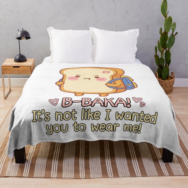 Item preview, Baka Tsundere Toast - Funny Anime Bread Kawaii designed and sold by Wit & Wear.
