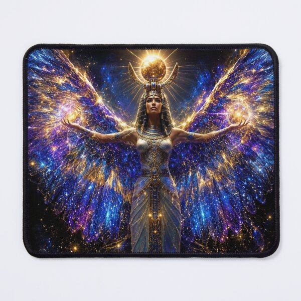 Item preview, Cosmic Goddess Wings of Light Divine Energy Art designed and sold by ThePixelMind.