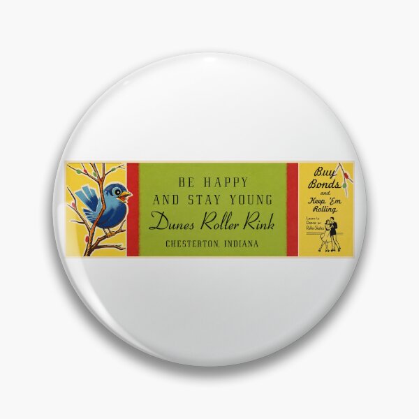 Item preview, Dunes Roller Rink Chesterton Indiana Roller Skating Rink Sticker Decal Label designed and sold by tislord.