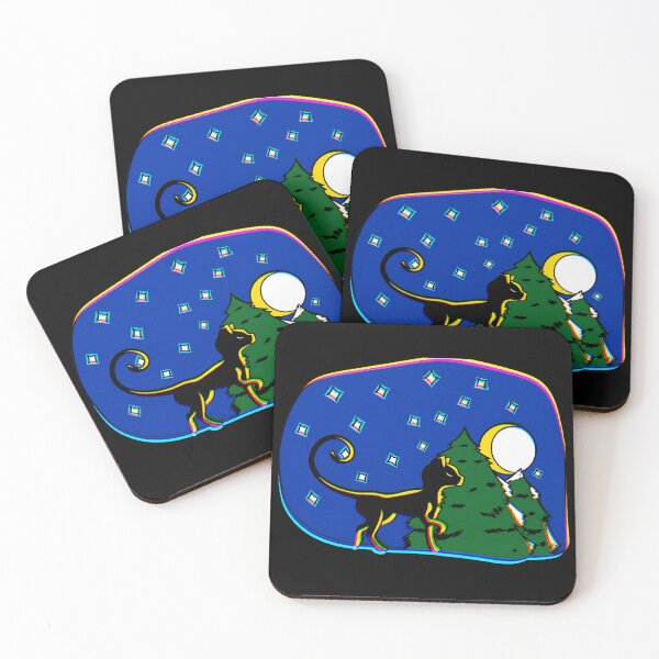 Item preview, Cat climbs the moon  designed and sold by Drawings much more.