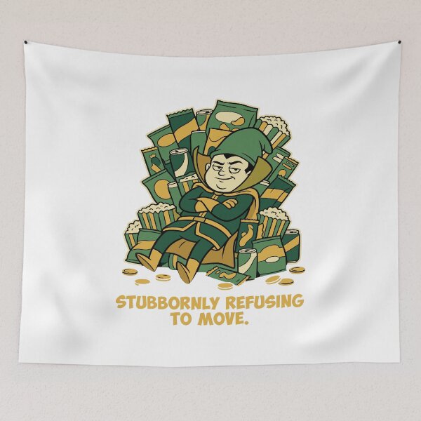 Item preview, The Snack King: Stubbornly Refusing To Move designed and sold by DashBliss.