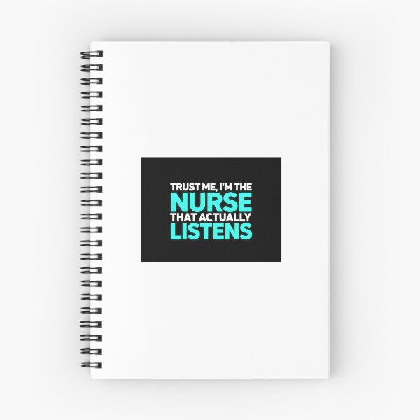 Item preview, *Trust Me I'm The Nurse That Actually Listens - Funny Nurse Quote Neon Typography* designed and sold by Petringo.