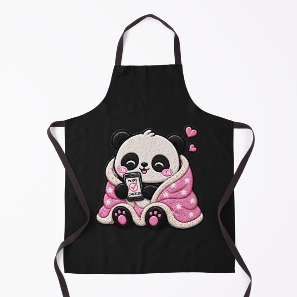 Item preview, Cancel Plans Panda Embroidery Patch Cute Kawaii designed and sold by ColorSplash123.