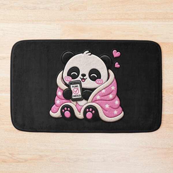 Item preview, Cancel Plans Panda Embroidery Patch Cute Kawaii designed and sold by ColorSplash123.