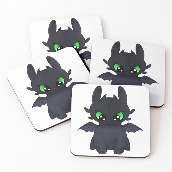Item preview, Cute Chibi Toothless Dragon - Night Fury Fan Art designed and sold by Oardesigns.
