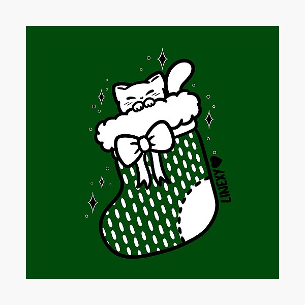 Item preview, Christmas stocking kitty 1 designed and sold by Linexy.