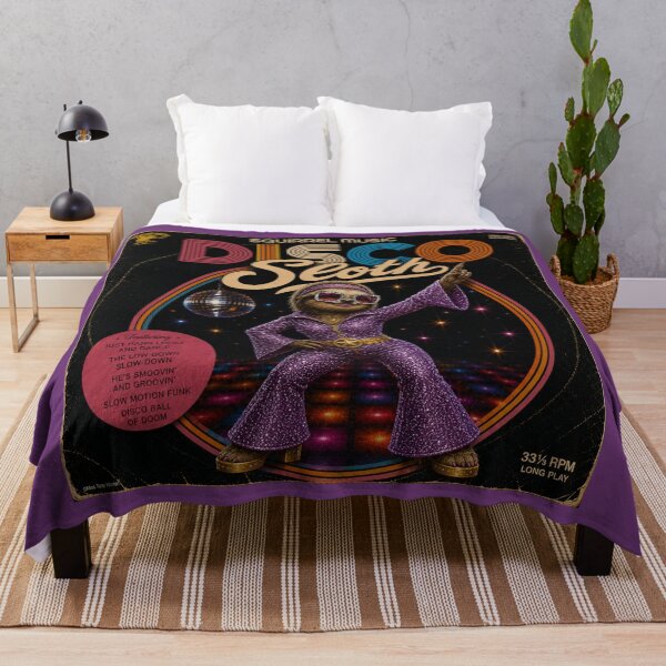 Item preview, Vintage Disco Sloth Album Cover designed and sold by MissTerryWoman.