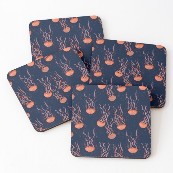 Item preview, Jellyfish Ocean Pattern designed and sold by ZiziStudio.