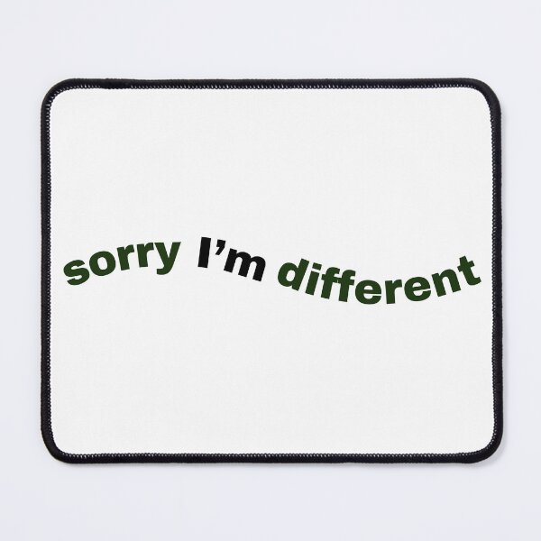 Item preview, Sorry I'm Different Minimalist Retro Typography designed and sold by VibeoCanvasShop.