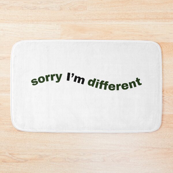 Item preview, Sorry I'm Different Minimalist Retro Typography designed and sold by VibeoCanvasShop.