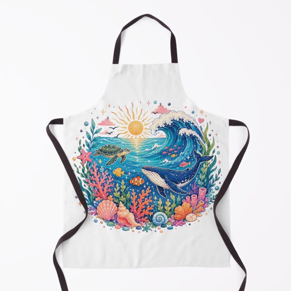 Item preview, Colorful Ocean Dreams – Marine Life Aesthetic Design designed and sold by ColorNest Designs.