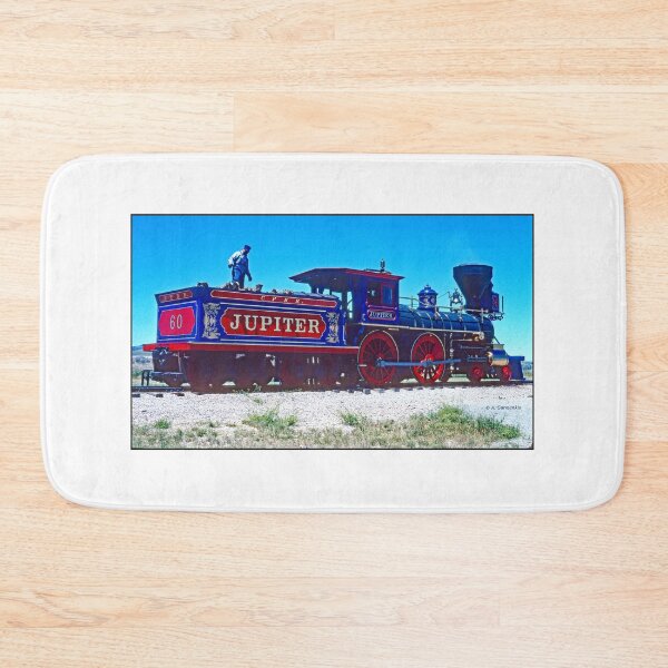 Item preview, Promontory, Utah, May 24, 1996, Jupiter Train Locomotive and Coal Car Replicas, Engineer designed and sold by AMacGPhilly.