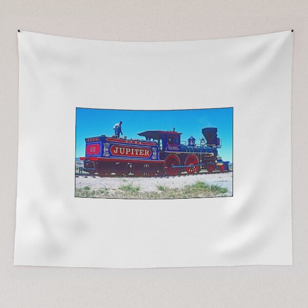 Item preview, Promontory, Utah, May 24, 1996, Jupiter Train Locomotive and Coal Car Replicas, Engineer designed and sold by AMacGPhilly.