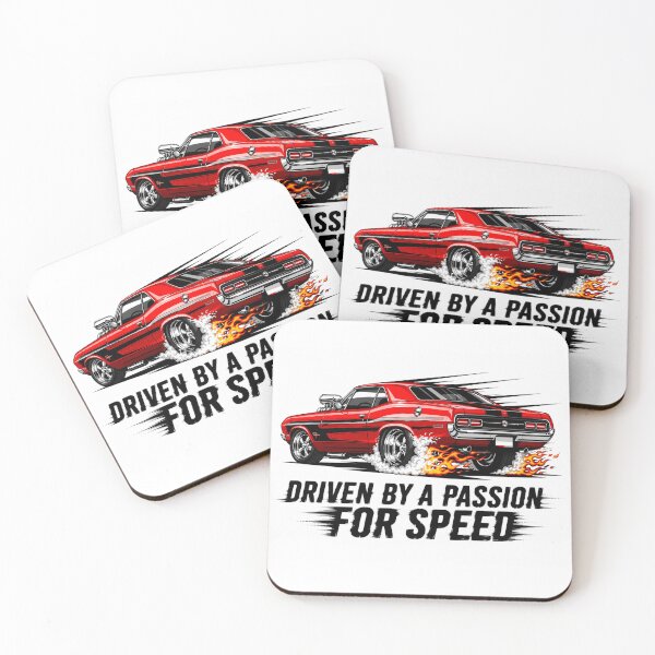Item preview, The American Muscle Car – Vintage Hot Rod Racing Design designed and sold by allin14fun.