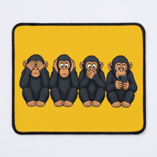 Item preview, Smartphone monkey designed and sold by EmpressApis.