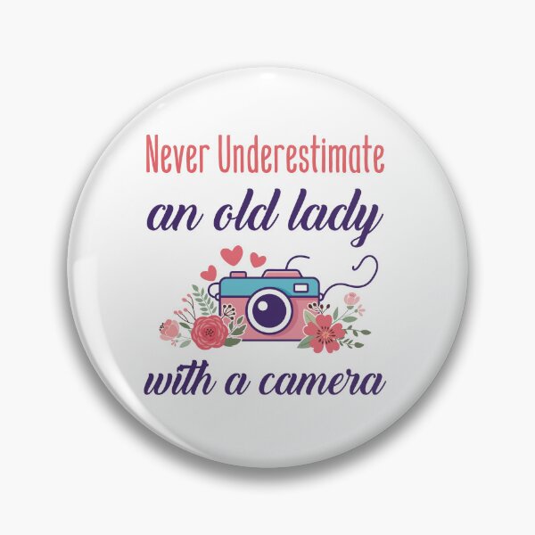 Item preview, Never Underestimate an Old Lady with a Camera designed and sold by jaygo.