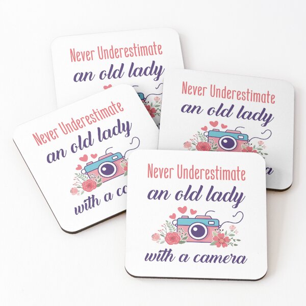 Item preview, Never Underestimate an Old Lady with a Camera designed and sold by jaygo.