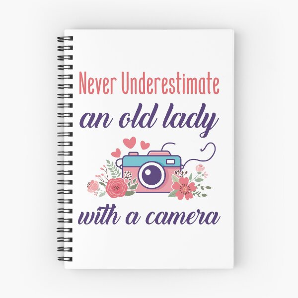 Item preview, Never Underestimate an Old Lady with a Camera designed and sold by jaygo.