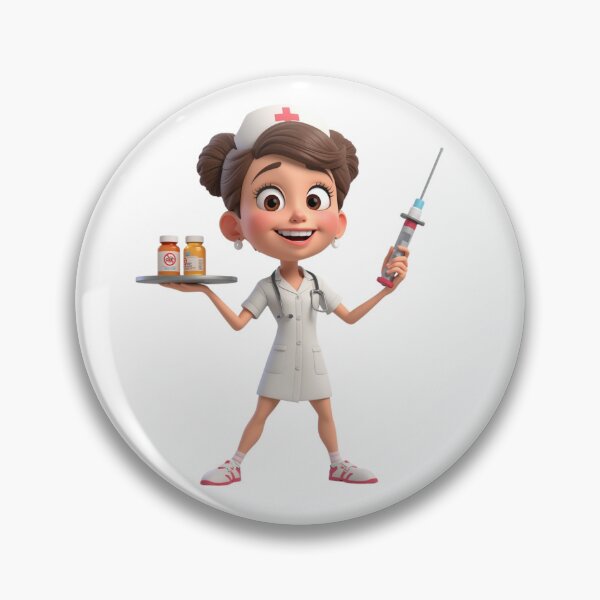 Item preview, Funny 3D Nurse Cartoon - Healthcare Hero & Nursing School Gift designed and sold by drioArt.
