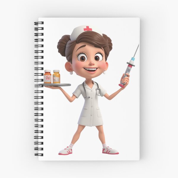 Item preview, Funny 3D Nurse Cartoon - Healthcare Hero & Nursing School Gift designed and sold by drioArt.