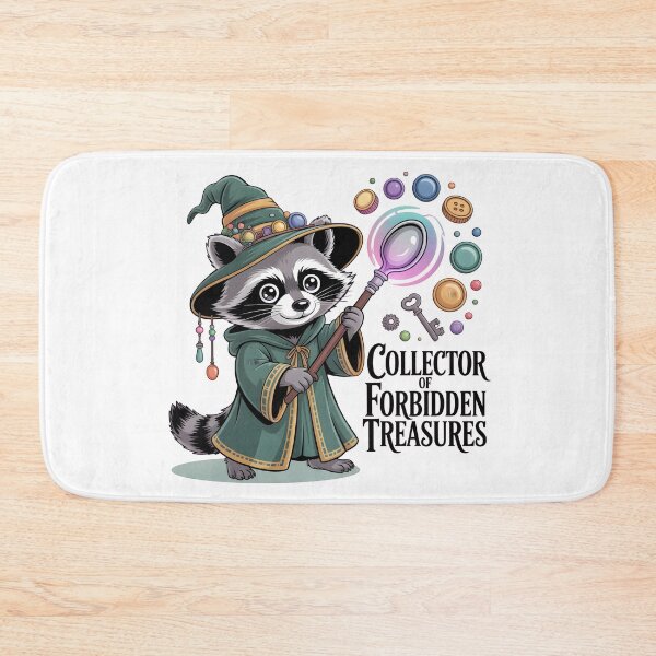 Item preview, Collector Of Forbidden Treasures Goblincore Raccoon Wizard designed and sold by Fitswear.