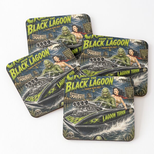 Item preview, Creature from the Black Lagoon Terror Racer designed and sold by ITSimagination.