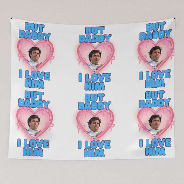 Item preview, Formula 1 "But Daddy I Love Him", F1 Fan Gifts, Meme Funny Shirt designed and sold by StarryByNoreen.