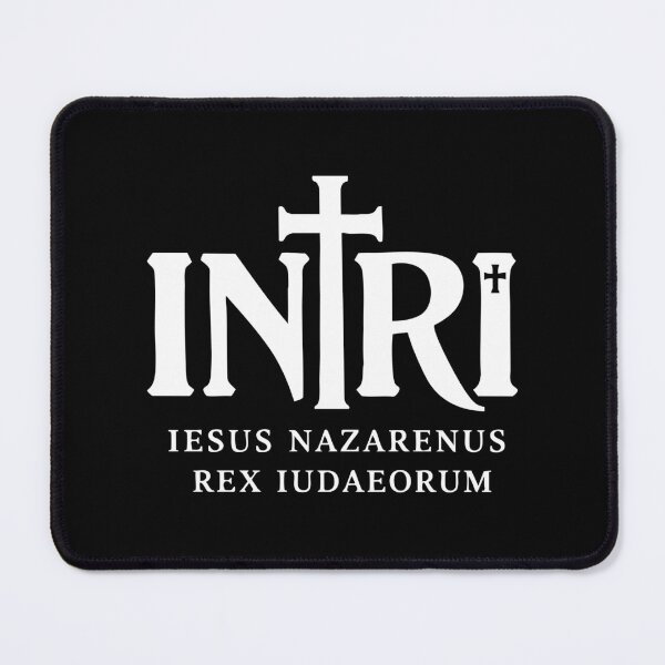 Item preview, INRI Sacred Cross Biblical Symbol designed and sold by crouchingpixel.