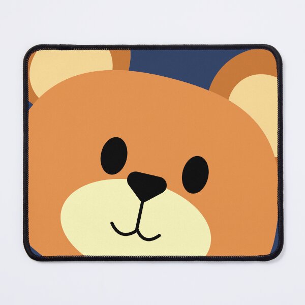 Item preview, Cute Kawaii Bear Face Sticker Transparent Background designed and sold by NadDot.