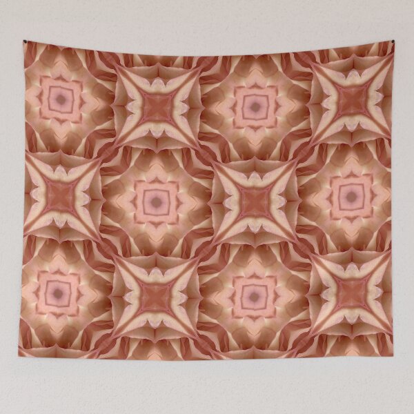 Item preview, Geometric Pink roses. botanical dream patterns in soft colours. designed and sold by Jonnekesart.