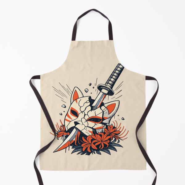Item preview, Broken Kitsune Mask Japanese Folklore Katana designed and sold by GogaVibeRe.