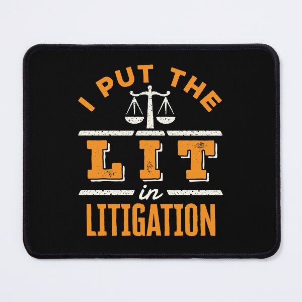Item preview, I Put the Lit in Litigation Funny Lawyer Litigator designed and sold by jaygo.
