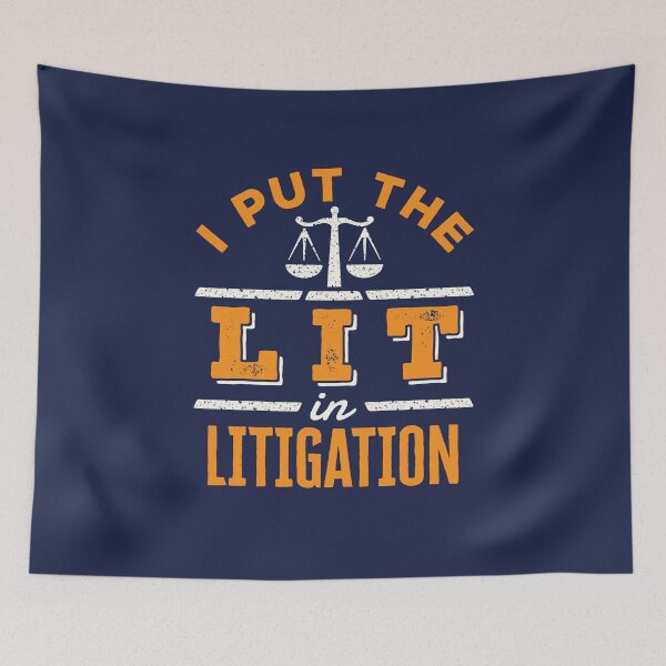 Item preview, I Put the Lit in Litigation Funny Lawyer Litigator designed and sold by jaygo.