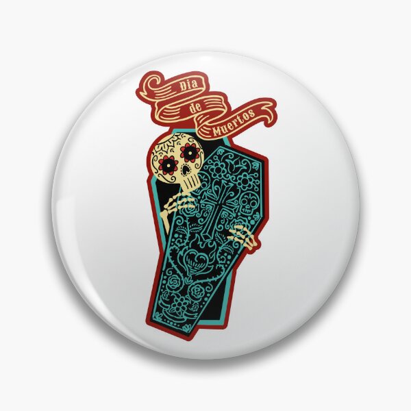 Item preview, Día de Muertos Skeleton & Casket designed and sold by the-craft-shop.