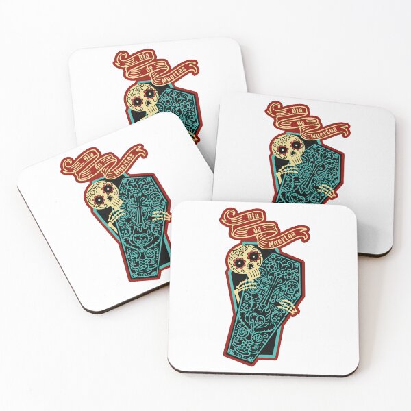 Item preview, Día de Muertos Skeleton & Casket designed and sold by the-craft-shop.