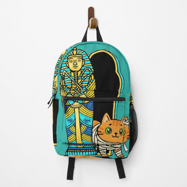 Item preview, Mummy Cat Awakening | Cute Egyptian Kitty in Sarcophagus designed and sold by MythoWorldddd.