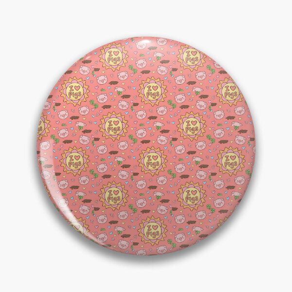 Item preview, I Love Pigs Kawaii Pattern designed and sold by Itsheartshop.