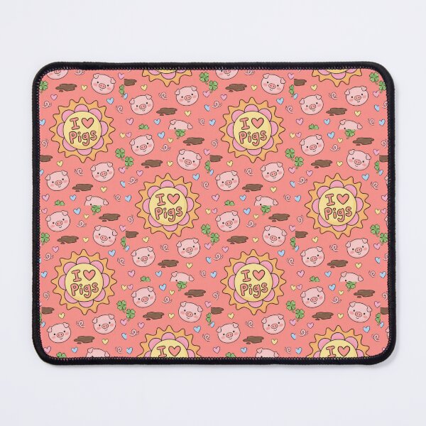 Item preview, I Love Pigs Kawaii Pattern designed and sold by Itsheartshop.