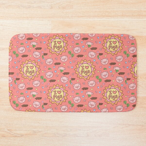 Item preview, I Love Pigs Kawaii Pattern designed and sold by Itsheartshop.