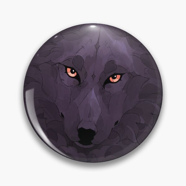 Item preview, Black wolf with red flowers  designed and sold by Giulialibard.