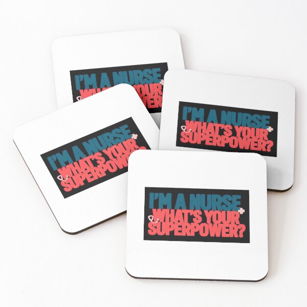 Item preview, *I'm A Nurse What's Your Superpower - Funny Nurse Quote Stethoscope Design* designed and sold by Petringo.