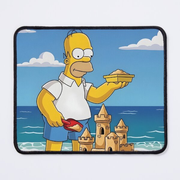 Item preview, Homer Building a Sandcastle at the Beach designed and sold by DohLab.