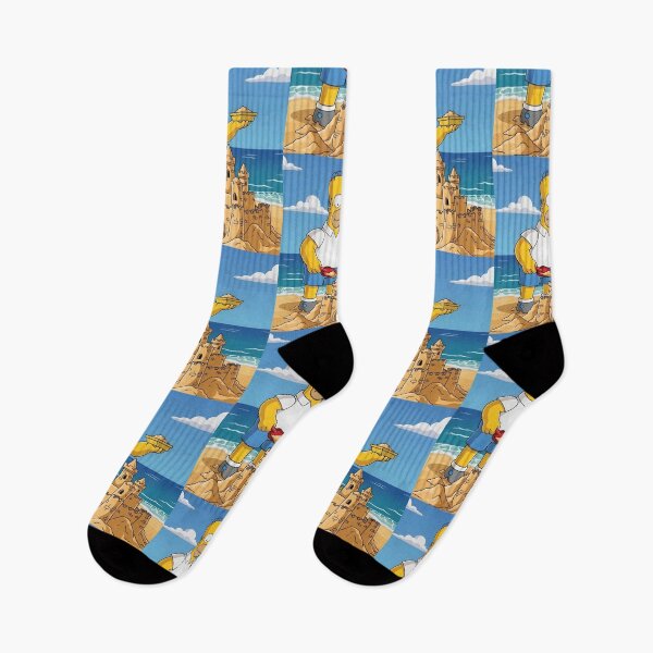 Item preview, Homer Building a Sandcastle at the Beach designed and sold by DohLab.