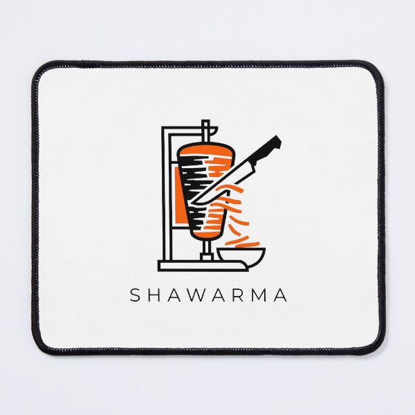 Item preview, Lebanese Shawarma Modern Minimalist Food Art designed and sold by DuckOddity.