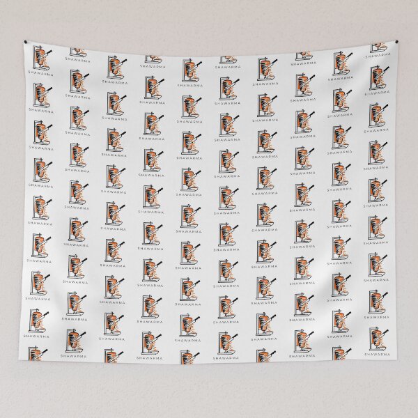 Item preview, Lebanese Shawarma Modern Minimalist Food Art designed and sold by DuckOddity.