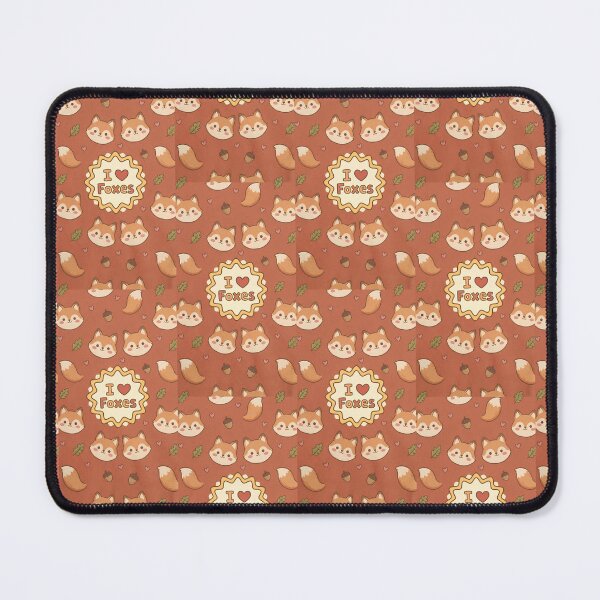 Item preview, I Love Foxes Kawaii Pattern designed and sold by Itsheartshop.
