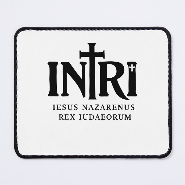 Item preview, INRI Christ Cross Faith Artwork designed and sold by crouchingpixel.